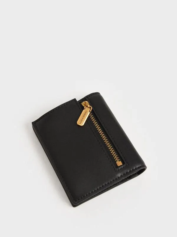 Women Daisy BiFold Small Wallet 8211 Black CHARLES and KEITH Small Wallets Women Daisy BiFold Small Wallet 8211 Black CHARLES and KEITH Small Wallets