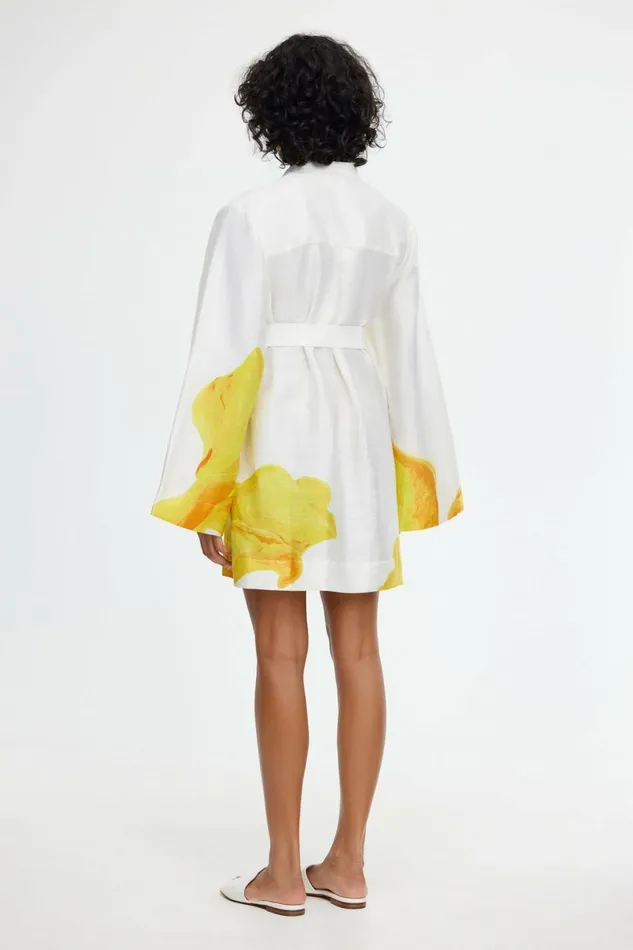 Women DOVEFORD MINI DRESS Ivory Calla Lily Acler Mini Dresses