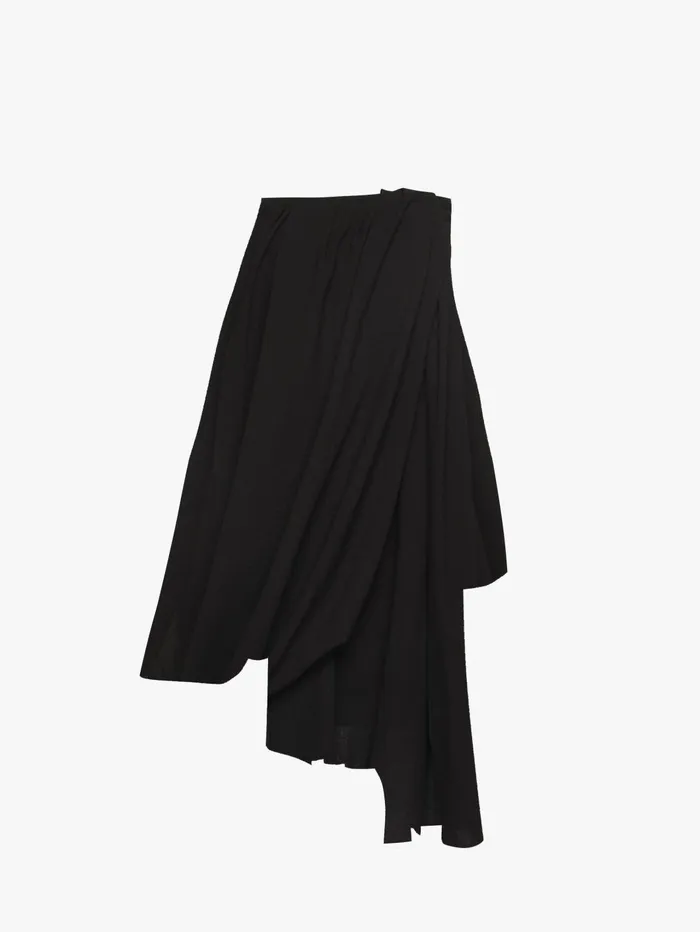 Women Dresses JW Anderson DRAPED BUSTIER DRESS Black