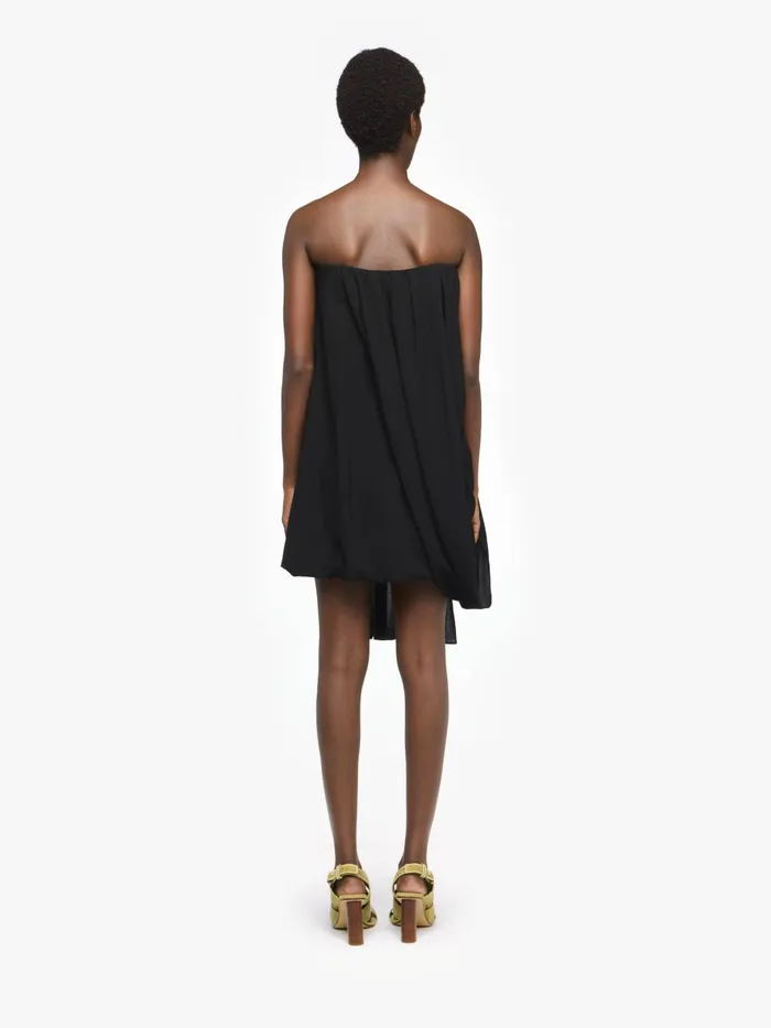 Women Dresses JW Anderson DRAPED BUSTIER DRESS Black Women Dresses JW Anderson DRAPED BUSTIER DRESS Black