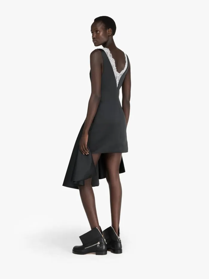 Women Dresses JW Anderson DRAPED HEMLINE VNECK DRESS Black Women Dresses JW Anderson DRAPED HEMLINE VNECK DRESS Black