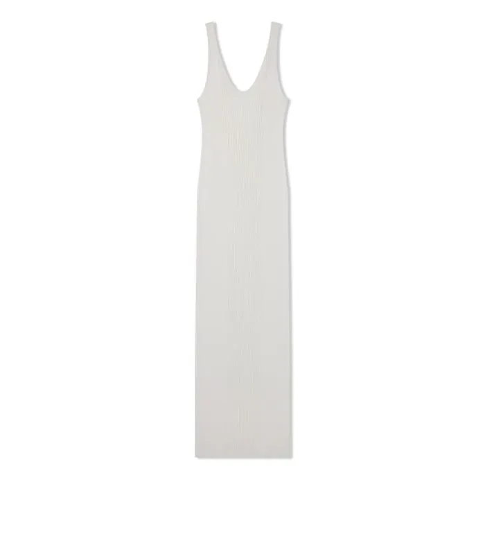 Women Dresses Tom Ford Silk Cotton Stretch Rib Tank Dress