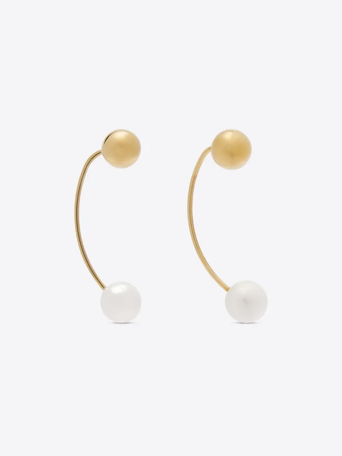 Women Dries Van Noten Jewelry Chain Stud Earrings