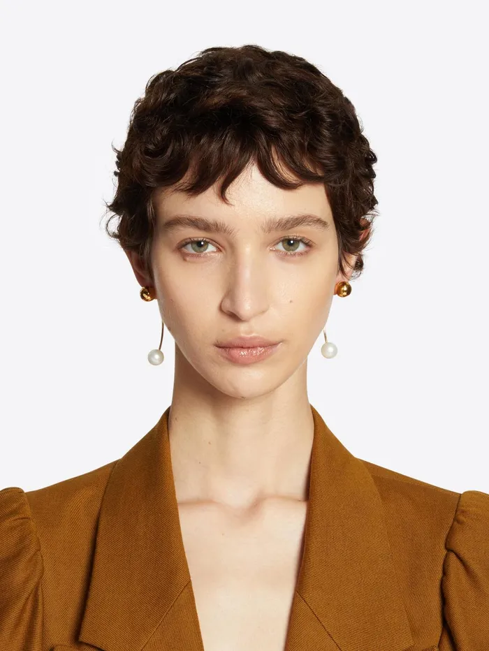 Women Dries Van Noten Jewelry Chain Stud Earrings