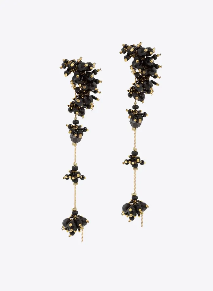 Women Dries Van Noten Jewelry Embroidered Earrings Women Dries Van Noten Jewelry Embroidered Earrings