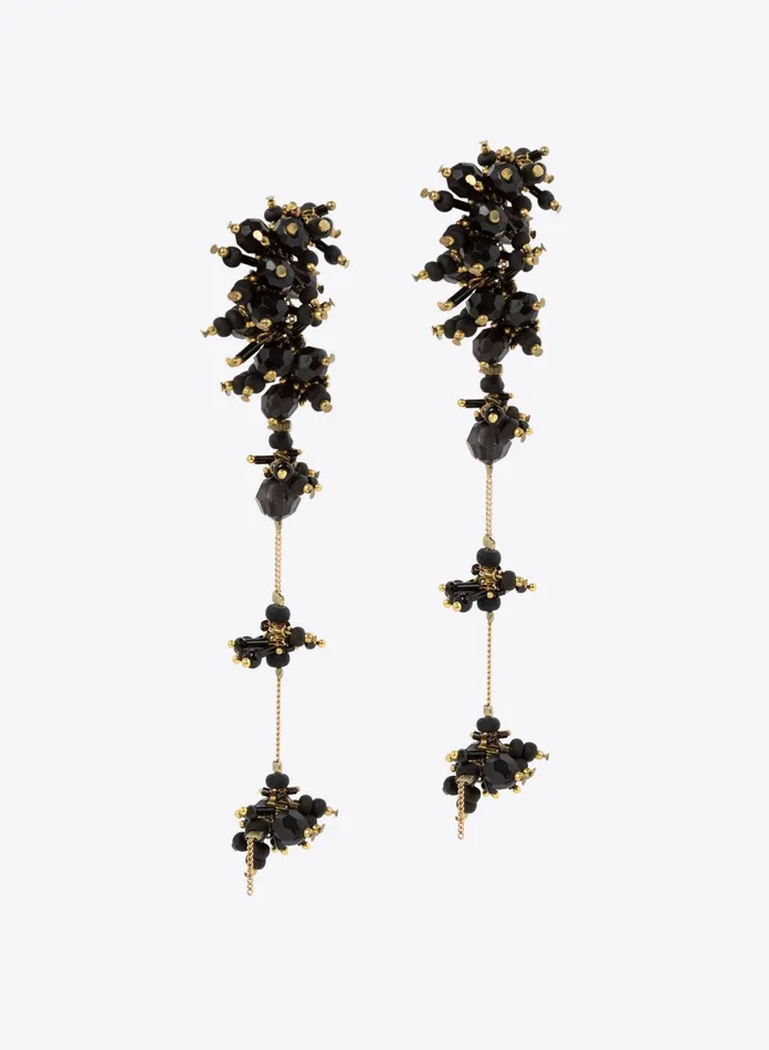 Women Dries Van Noten Jewelry Embroidered Earrings Women Dries Van Noten Jewelry Embroidered Earrings