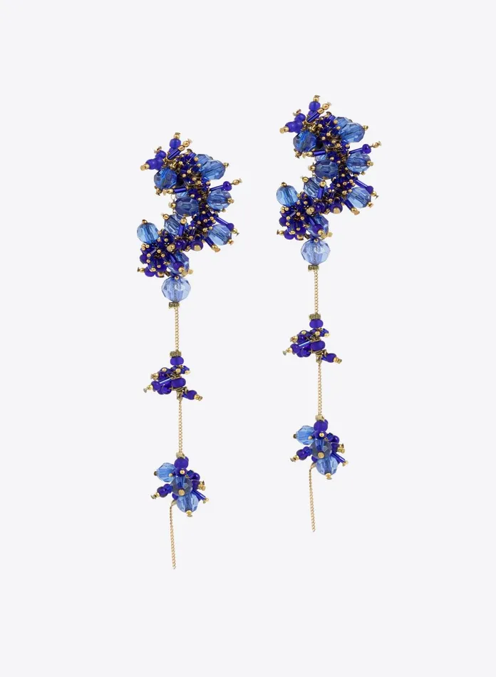 Women Dries Van Noten Jewelry Embroidered Earrings Women Dries Van Noten Jewelry Embroidered Earrings