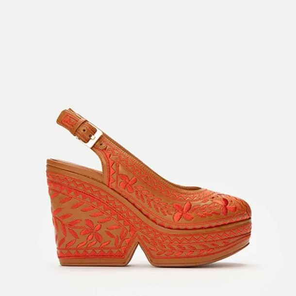 Women DYLYA Bush Clergerie Wedges