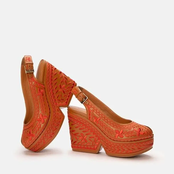 Women DYLYA Bush Clergerie Wedges