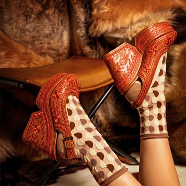 Women DYLYA Bush Clergerie Wedges