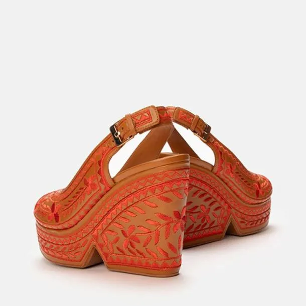 Women DYLYA Bush Clergerie Wedges