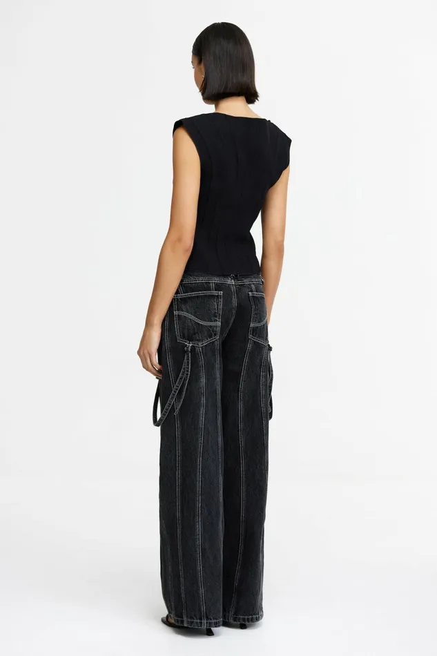 Women EAGLETON JEAN Black Acler Pants