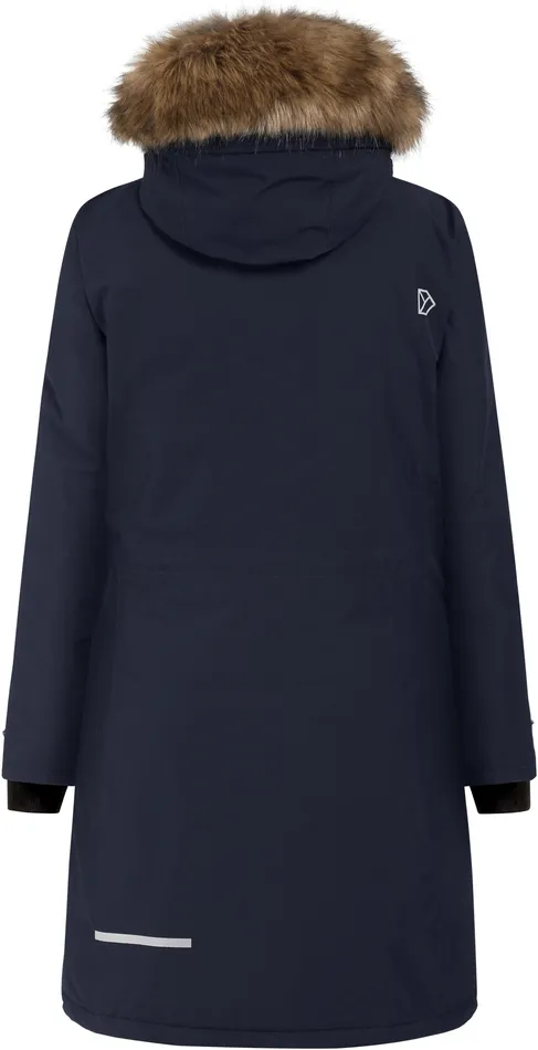 Women Erika Parka Dark Night Blue Didriksons Autumn Jackets