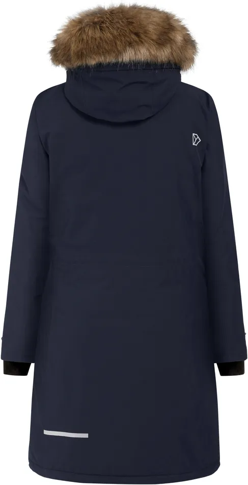 Women Erika Parka Dark Night Blue Didriksons Autumn Jackets