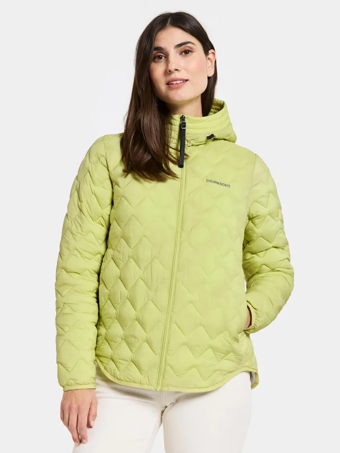 Women Evelyn Jacket Light Avocado Didriksons Spring Jackets