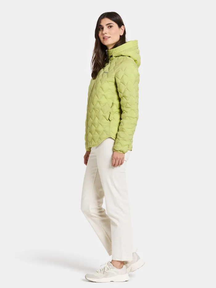 Women Evelyn Jacket Light Avocado Didriksons Spring Jackets