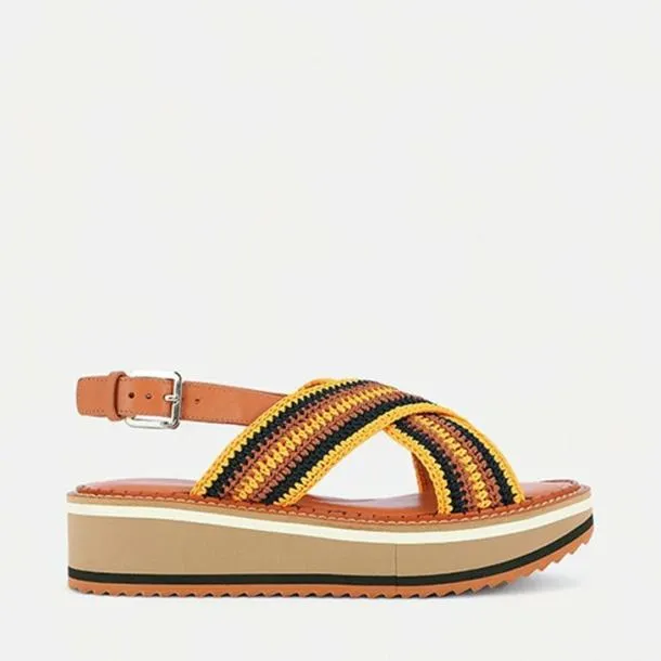 Women FADEN Mango Crochet Clergerie Sandals