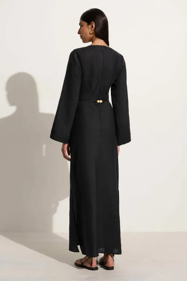 Women Faithfull The Brand Dresses Galea Maxi Dress Black 8211 Faithfull The Brand