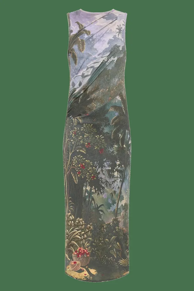 Women Faithfull The Brand Dresses Loire Dress Balinese Landscape