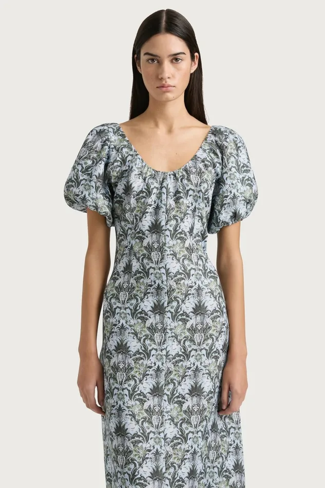 Women Faithfull The Brand Midi Dresses Vence Midi Dress Aurora