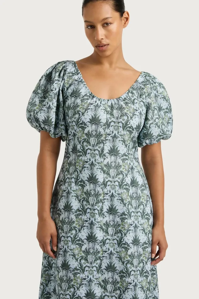 Women Faithfull The Brand Midi Dresses Vence Midi Dress Aurora
