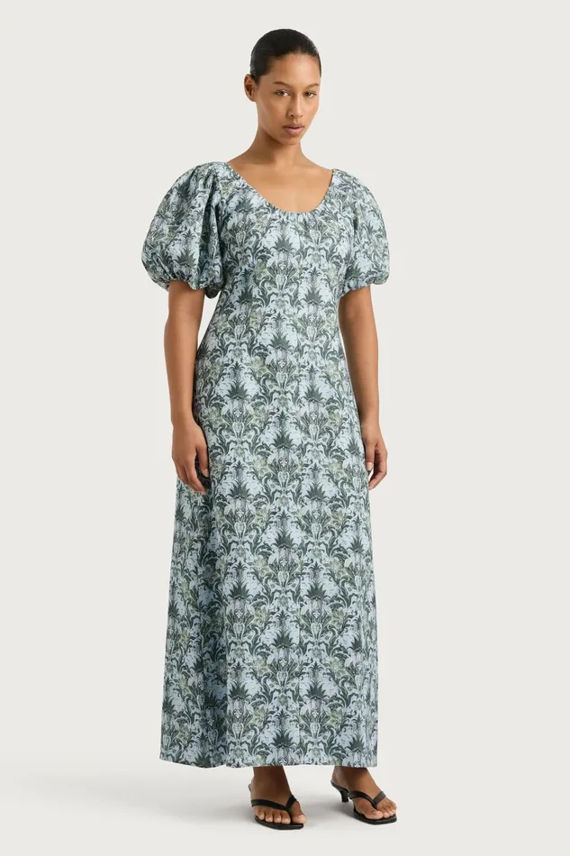 Women Faithfull The Brand Midi Dresses Vence Midi Dress Aurora