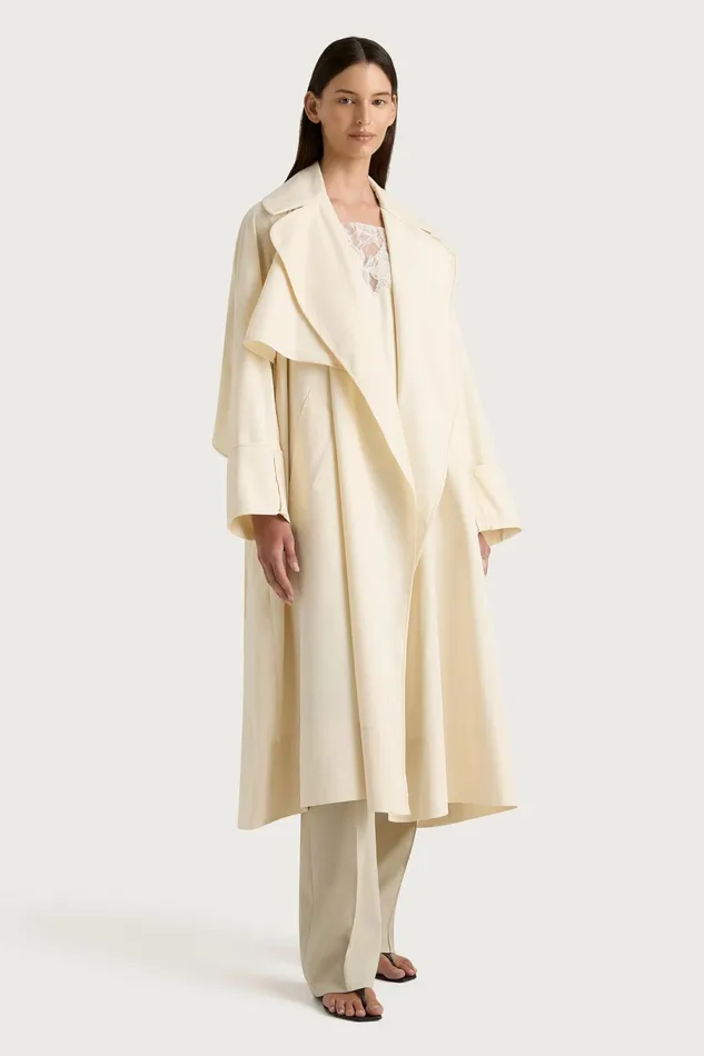 Women Faithfull The Brand Outerwear Vanze Coat Off White