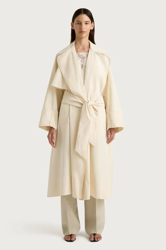 Women Faithfull The Brand Outerwear Vanze Coat Off White