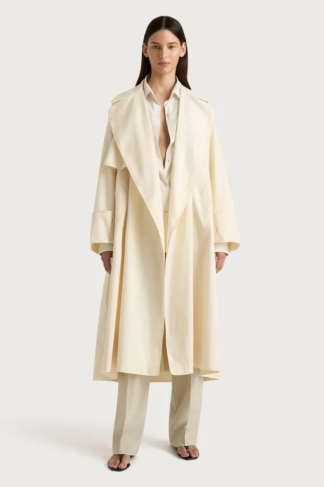 Women Faithfull The Brand Outerwear Vanze Coat Off White