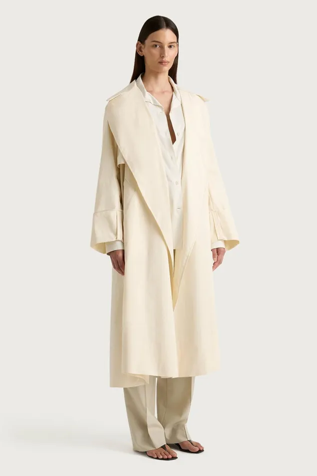 Women Faithfull The Brand Outerwear Vanze Coat Off White
