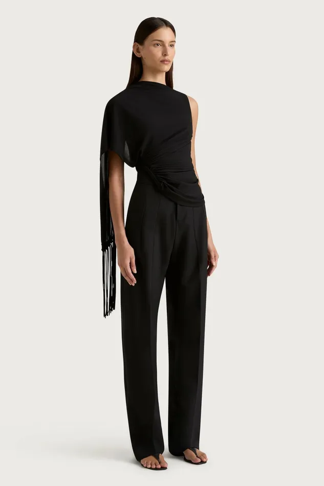 Women Faithfull The Brand Pants Lena High Waisted Pant Black