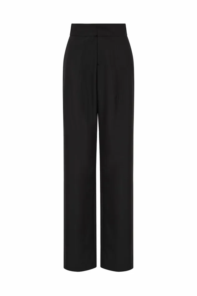 Women Faithfull The Brand Pants Lena High Waisted Pant Black