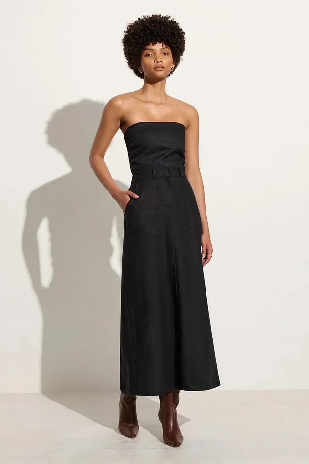 Women Faithfull The Brand Skirts and Shorts Amreli Maxi Skirt Black 8211 Faithfull The Brand