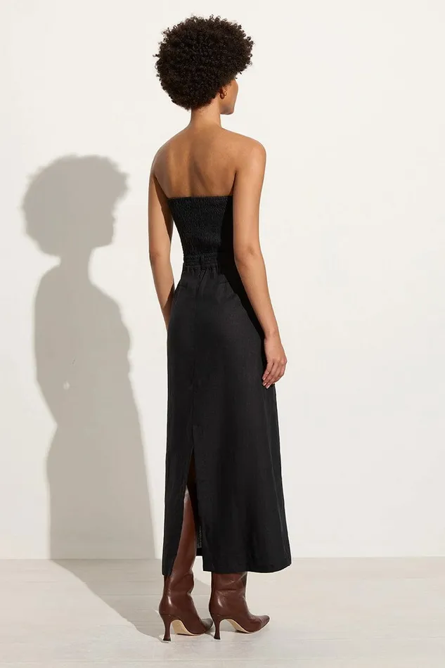 Women Faithfull The Brand Skirts and Shorts Amreli Maxi Skirt Black 8211 Faithfull The Brand