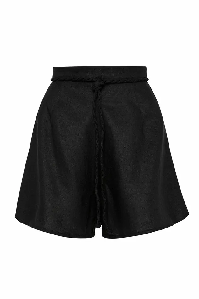 Women Faithfull The Brand Skirts and Shorts Felia Short Black 8211 Faithfull The Brand