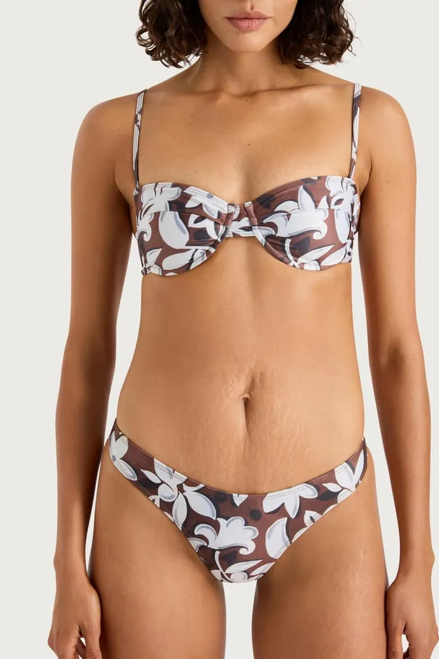 Women Faithfull The Brand Swim Bebe Bikini Bottom Plumeria
