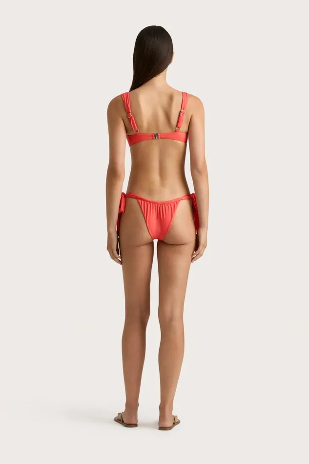 Women Faithfull The Brand Swim Costa Bikini Bottom Vermillion