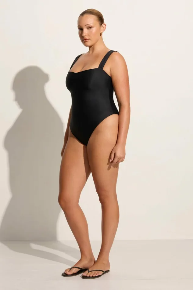Women Faithfull The Brand Swim Grazie One Piece Black 8211 Faithfull The Brand
