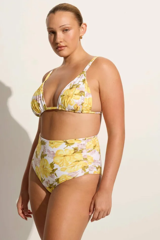 Women Faithfull The Brand Swim Mary Bikini Top Isadora Floral 8211 Faithfull The Brand