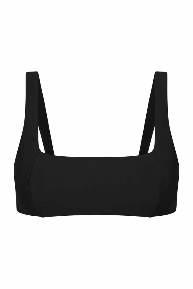 Women Faithfull The Brand Swim Zizi Bikini Top Black 8211 Faithfull The Brand