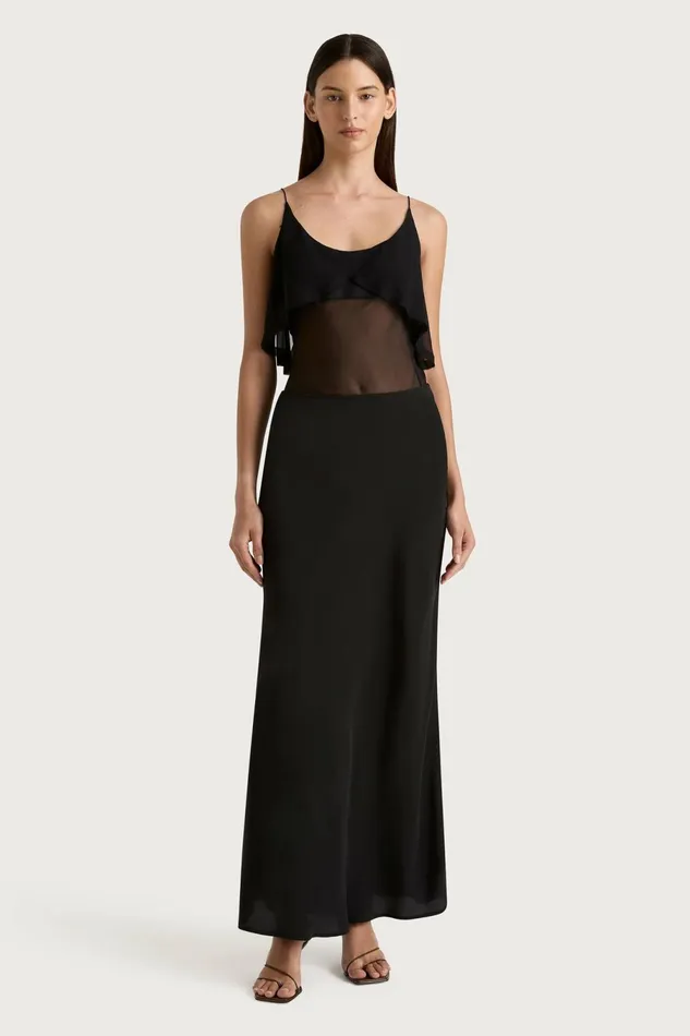 Women Faithfull The Brand Tops Vestlia Top Black
