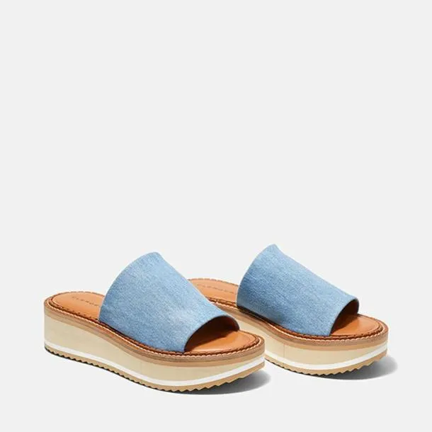 Women FAST Pacific Blue Jean Clergerie Mules