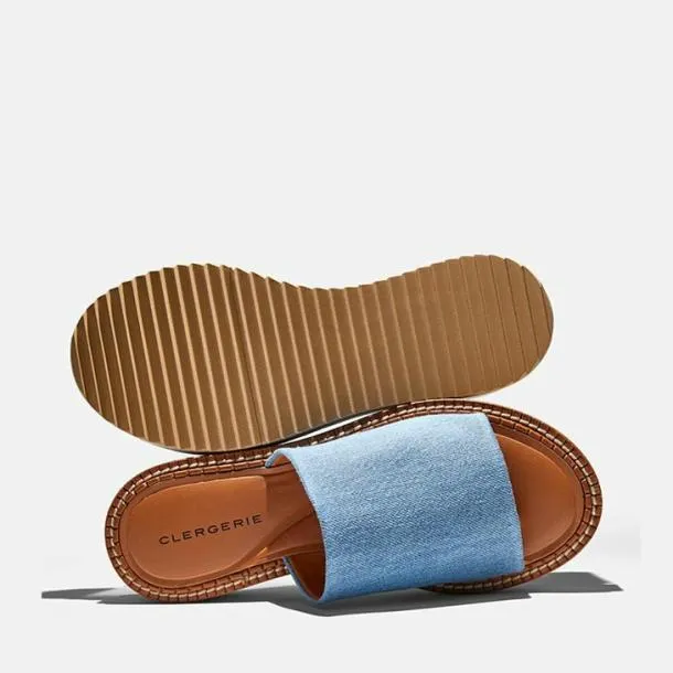 Women FAST Pacific Blue Jean Clergerie Mules