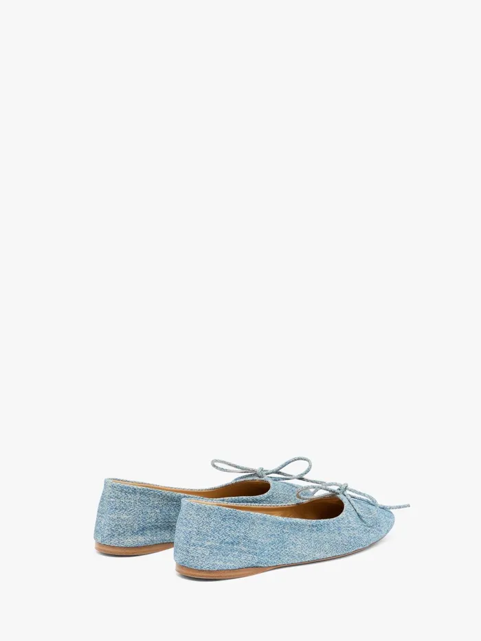 Women Flats JW Anderson ROUNDTOE SUEDE BALLERINAS Blue Women Flats JW Anderson ROUNDTOE SUEDE BALLERINAS Blue