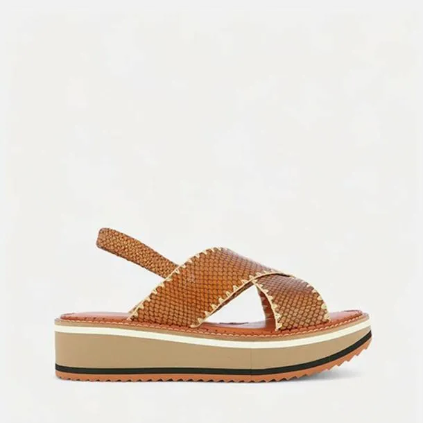 Women FREEDOM Python Effect Clergerie Sandals