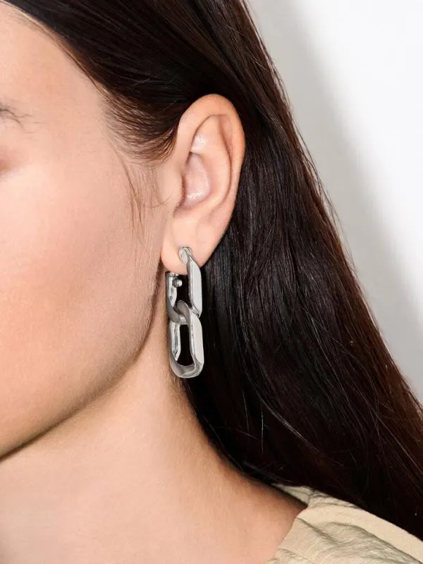 Women Gabine ChainLink Drop Earrings 8211 Silver CHARLES and KEITH Earrings Women Gabine ChainLink Drop Earrings 8211 Silver CHARLES and KEITH Earrings