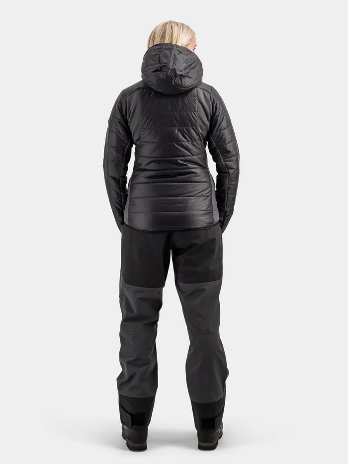 Women Gale Jacket Coal Black Didriksons Puffer Jackets