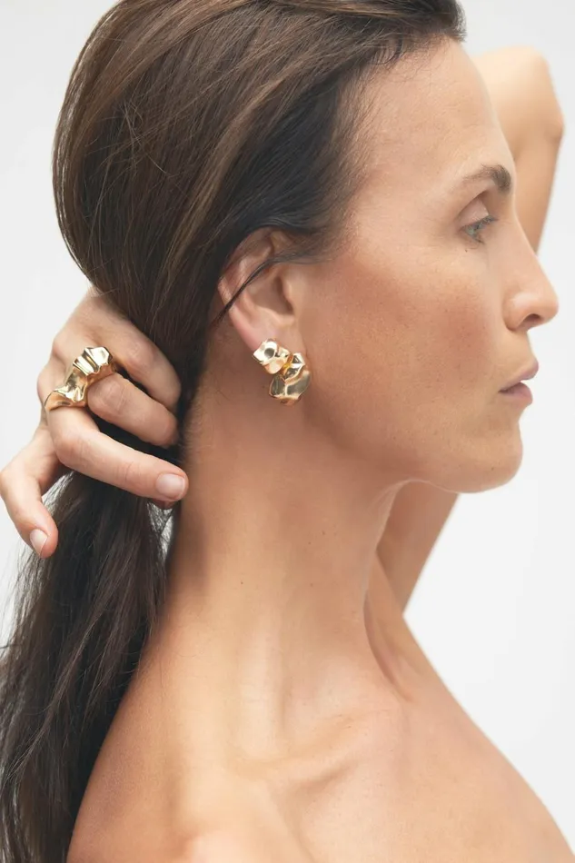 Women GATESIDE EARRING LARGE Gold Acler Jewellery