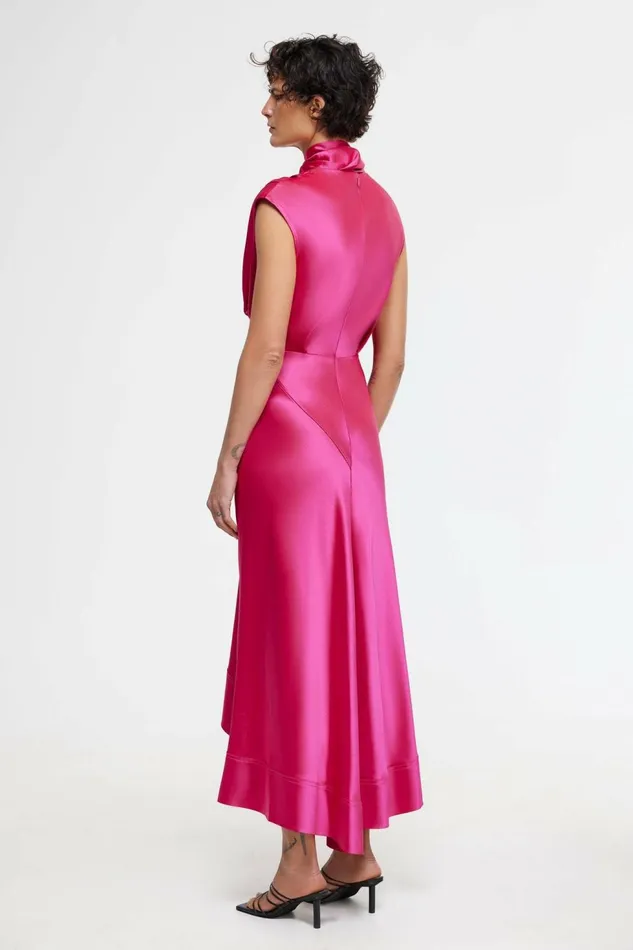 Women GILES MIDI DRESS Azalea Pink Acler Sale