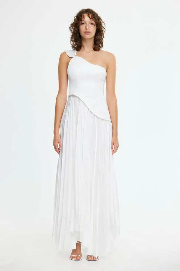 Women GRANGECOURT MAXI DRESS Ivory Acler White Dresses